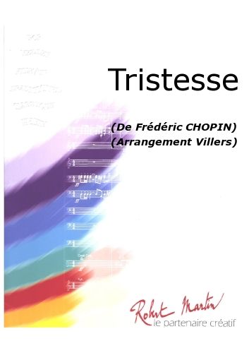 copertina Tristesse Editions Robert Martin