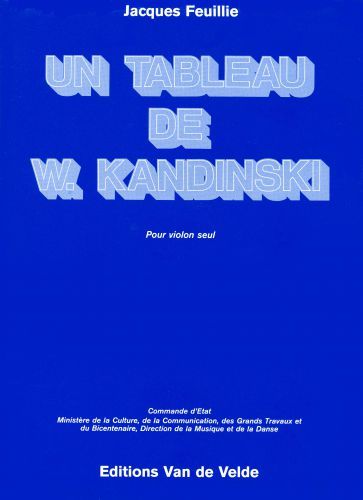 copertina Un tableau de Kandinsky Van de Velde