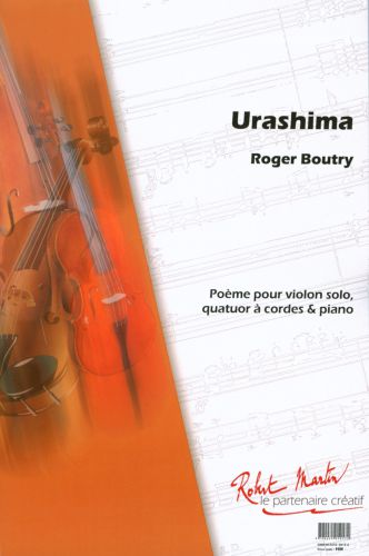 copertina URASHIMA pour VIOLON SOLO et  QUATUOR A CORDES Editions Robert Martin