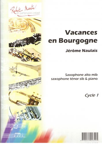 copertina Vacances En Bourgogne, Alto ou Tnor Editions Robert Martin