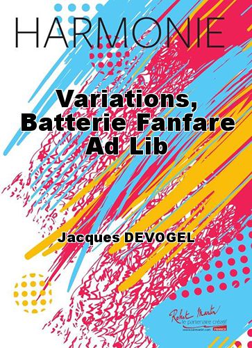 copertina Variations, Batterie Fanfare Ad Lib Martin Musique