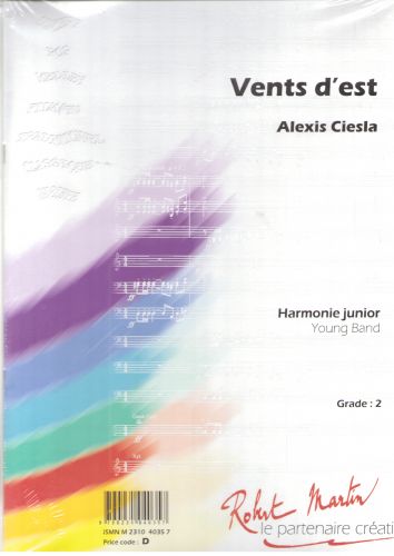 copertina Vents d'Est (Orchestre) Editions Robert Martin
