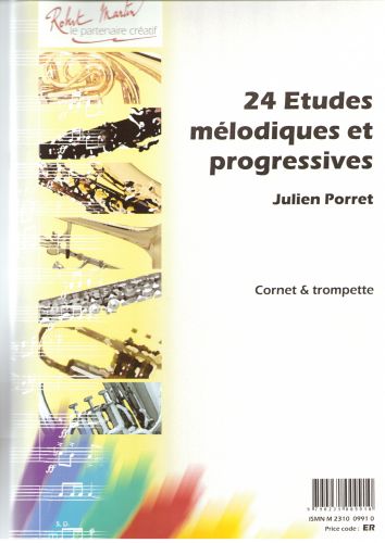 copertina Vingt-Quatre tudes Mlodiques et Progressives Editions Robert Martin
