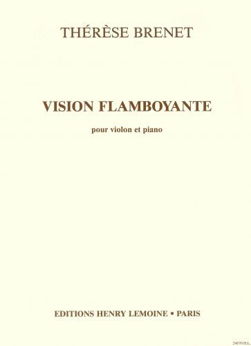 copertina Vision Flamboyante Editions Henry Lemoine