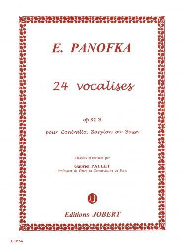 copertina Vocalises Vol.2 Op.81B (24) Jobert