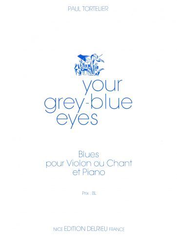 copertina Your grey-blue eyes Delrieu