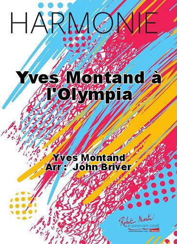 copertina Yves Montand  l'Olympia Martin Musique