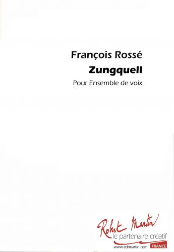 copertina ZUNGQUELL Editions Robert Martin