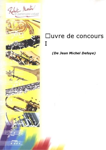 couverture uvre de Concours I Editions Robert Martin