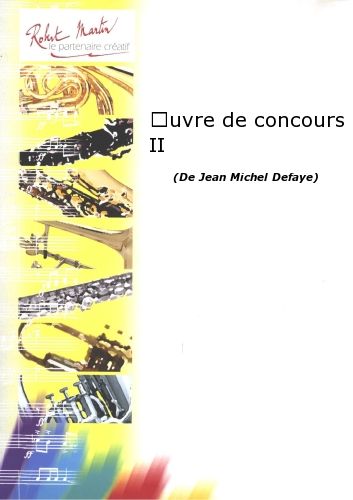 couverture uvre de Concours II Editions Robert Martin