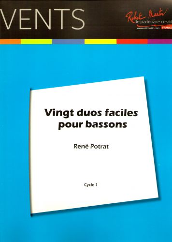 couverture 20 DUOS POUR BASSONS Editions Robert Martin