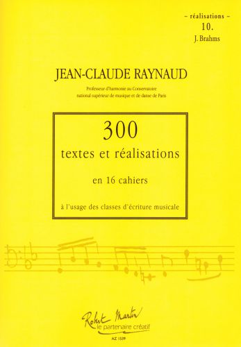 couverture 300 Textes et Realisations Cahier 10 (Realisations) Editions Robert Martin