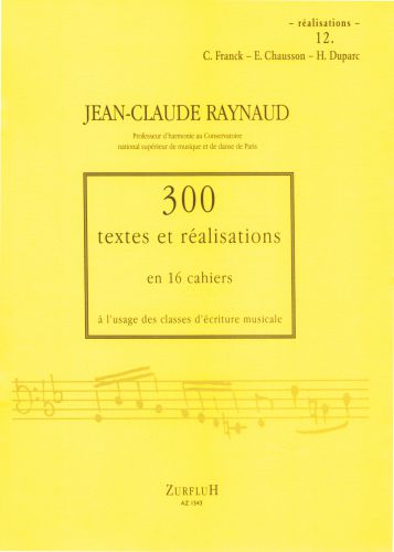 couverture 300 Textes et Realisations Cahier 12 Editions Robert Martin