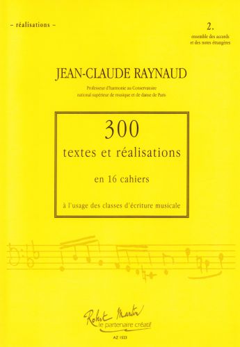 couverture 300 Textes et Realisations Cahier 2 et 2 Bis Editions Robert Martin