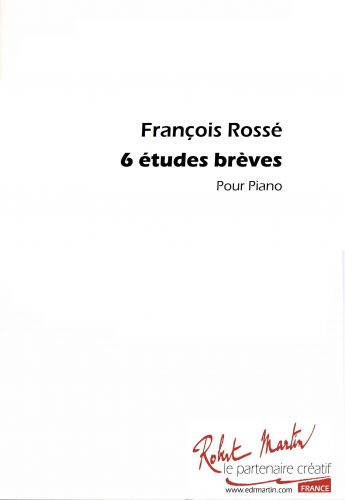 couverture 6 etudes breves Editions Robert Martin