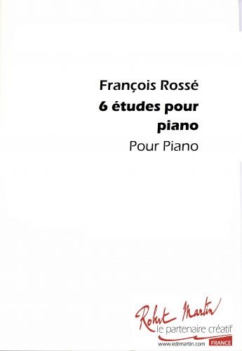 couverture 6 ETUDES POUR PIANO Editions Robert Martin