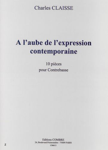 couverture A l'aube de l'expression contemporaine Combre