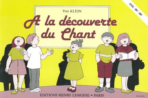 couverture A la dcouverte du chant Editions Henry Lemoine