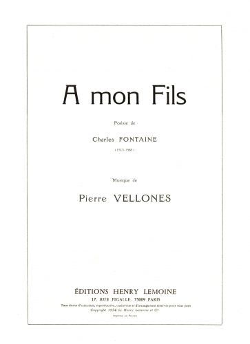 couverture A mon fils Editions Henry Lemoine