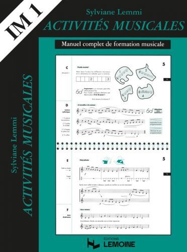 couverture Activits Musicales IM1 Editions Henry Lemoine