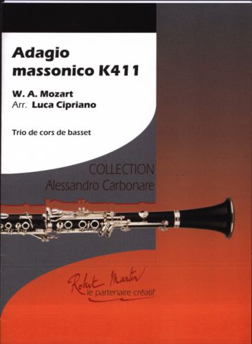 couverture ADAGIO MASSONICO K411 Editions Robert Martin