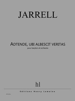 couverture Adtende, ubi albescit veritas Editions Henry Lemoine