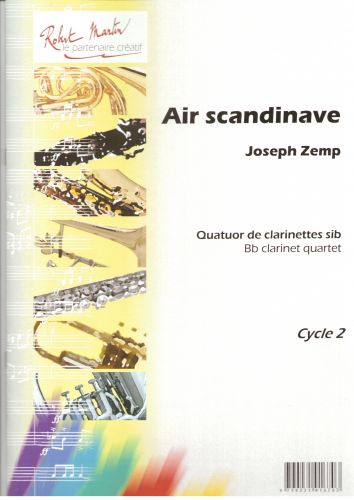 couverture Air Scandinave, 4 Clarinettes Editions Robert Martin