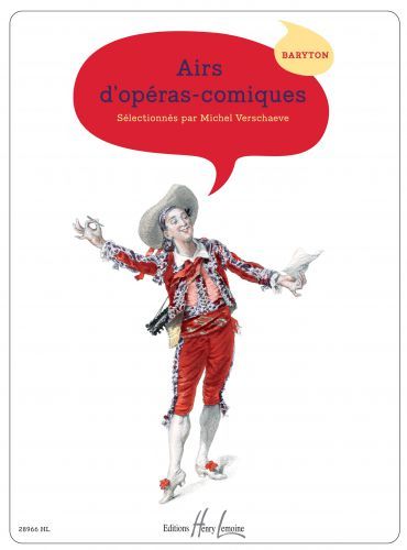 couverture Airs d'opras comiques Editions Henry Lemoine