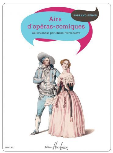 couverture Airs d'opras comiques Editions Henry Lemoine