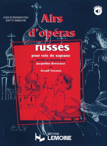 couverture Airs d'opras russes Editions Henry Lemoine