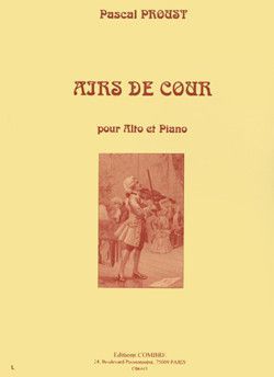 couverture Airs de cour Combre