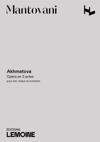 couverture Akhmatova Editions Henry Lemoine