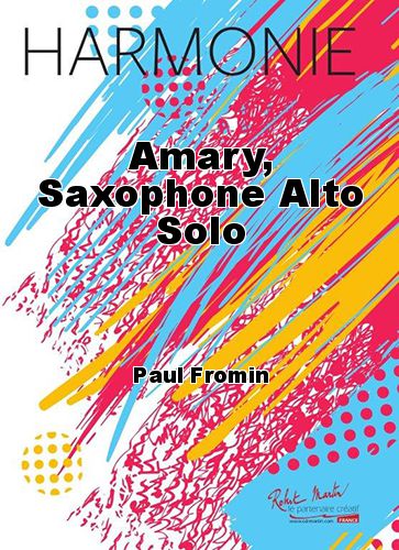 couverture Amary, Saxophone Alto Solo Martin Musique
