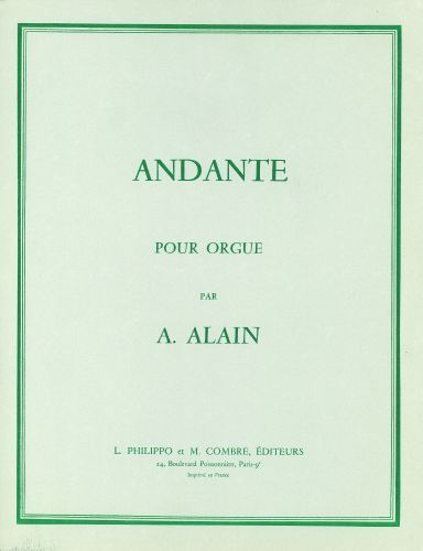 couverture Andante Combre