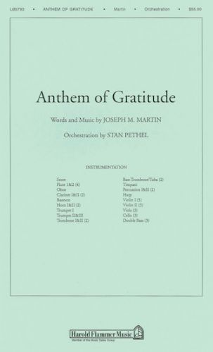 couverture Anthem of Gratitude Shawnee Press