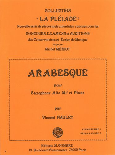 couverture Arabesque Combre