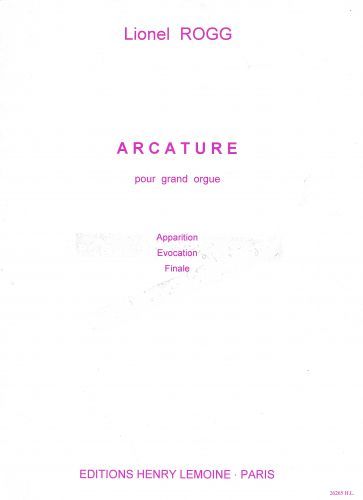 couverture Arcature Editions Henry Lemoine