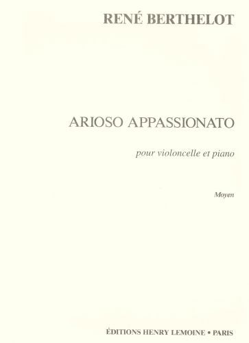 couverture Arioso appassionato Editions Henry Lemoine