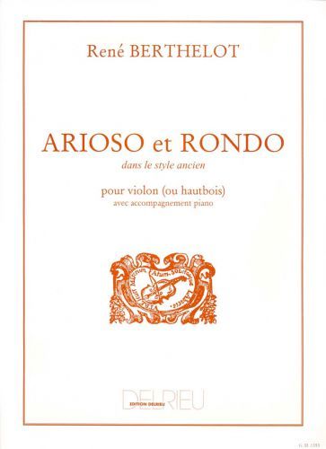 couverture Arioso et rondo dans le style ancien Delrieu