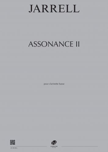 couverture Assonance II Editions Henry Lemoine