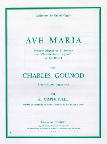 couverture Ave Maria Combre