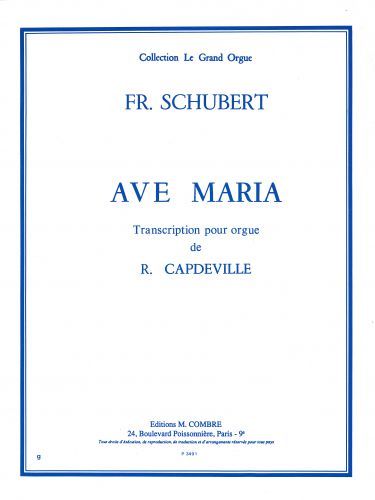 couverture Ave Maria Combre