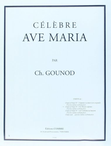 couverture Ave Maria n1 bis Combre