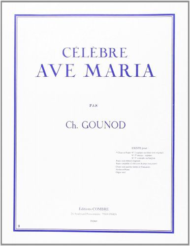 couverture Ave Maria n1 Combre