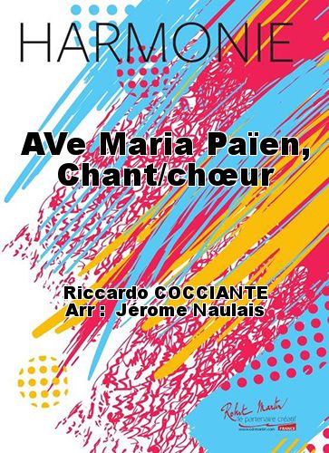 couverture AVe Maria Paen, Chant/chur Martin Musique