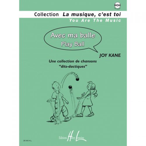 couverture Avec ma balle - Play ball Editions Henry Lemoine