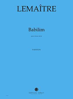 couverture Babilim Jobert