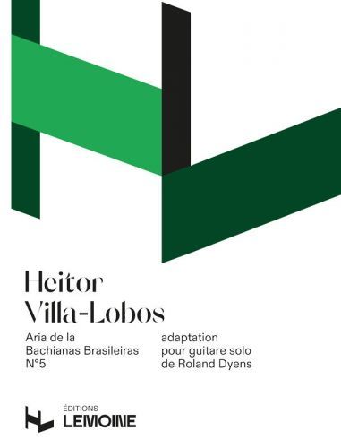 couverture Bachianas Brasileiras n5 de H. Villa-Lobos : Aria Editions Henry Lemoine