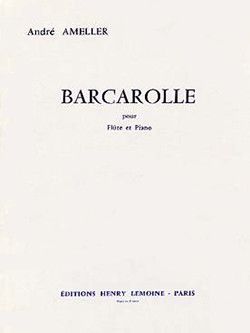 couverture Barcarolle Editions Henry Lemoine