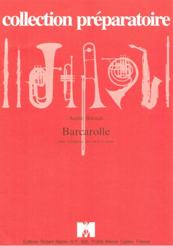 couverture Barcarolle Editions Robert Martin